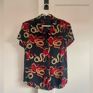 Straight to Hell Apparel Snake Dance Blues top